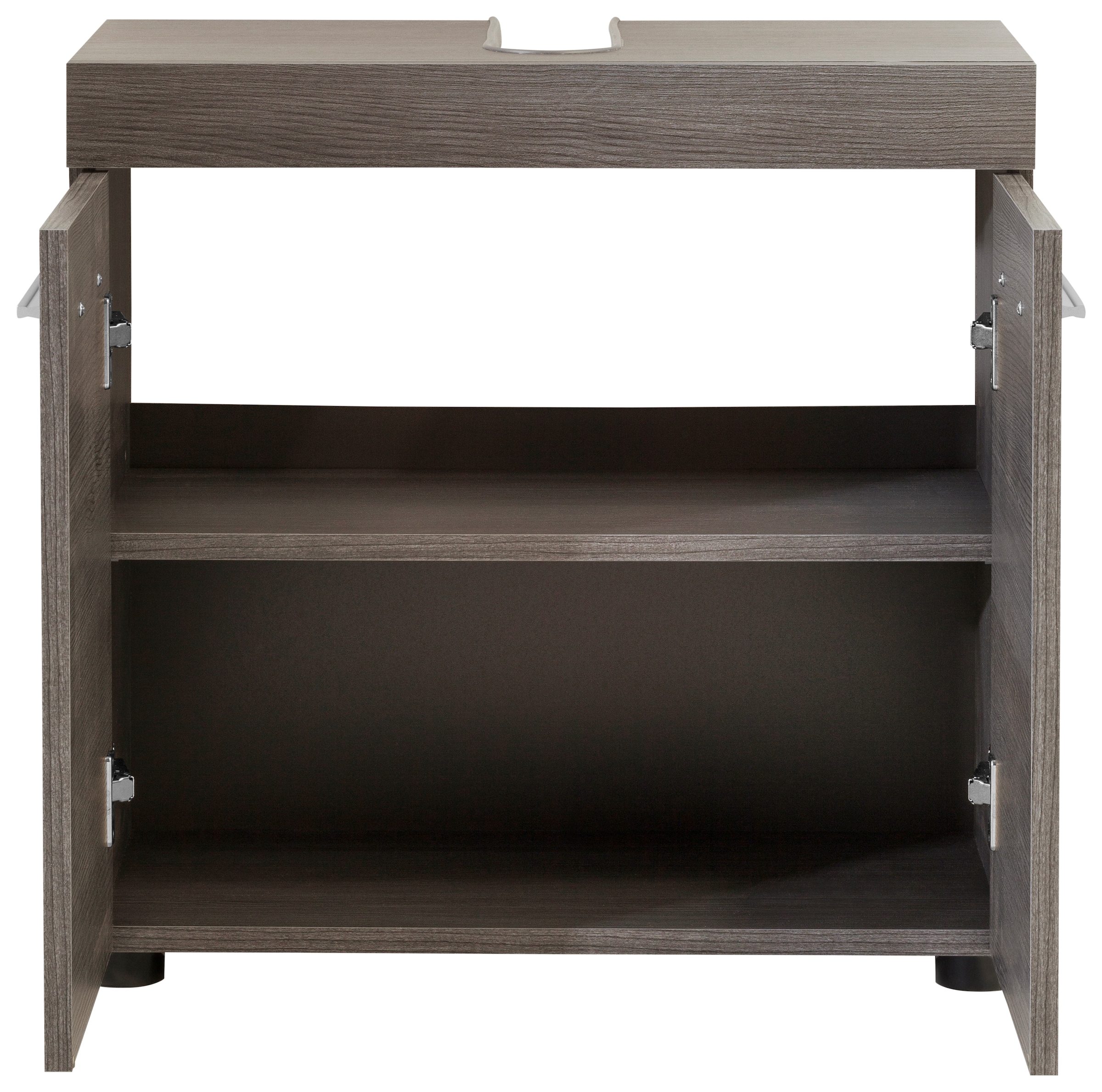 welltime Waschbeckenunterschrank »Royan« Waschbeckenunterschrank mit 2 Türen - (B/T/H) 58/31/57 cm