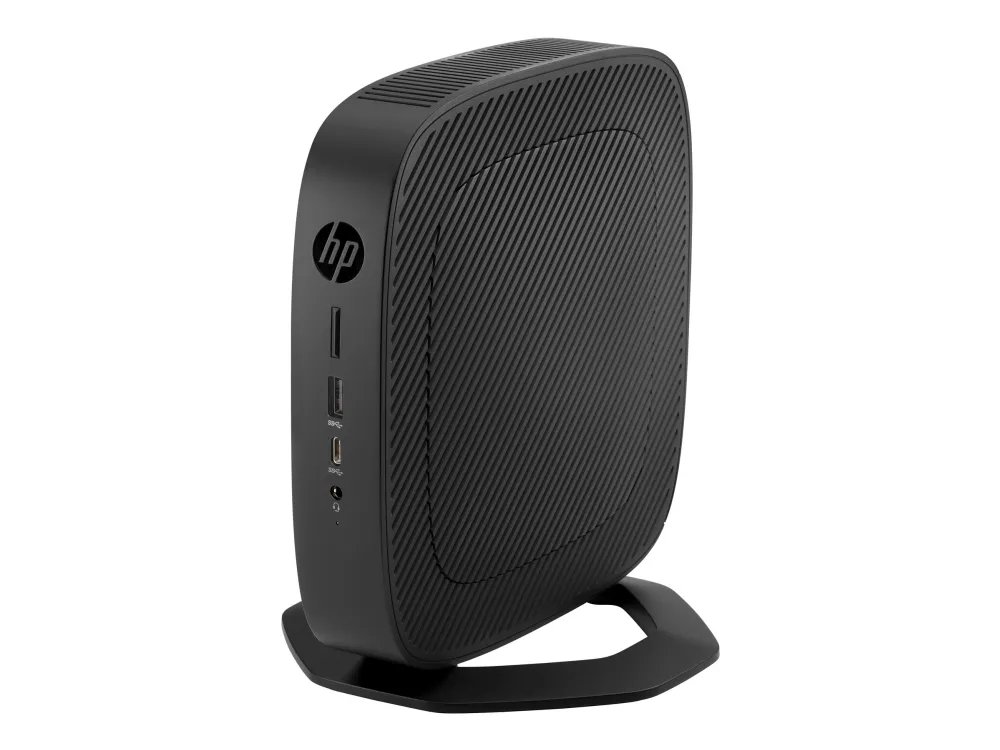 HP t540 - Tynd klient - USFF 1 x Ryzen Embedded R1305G / op til 2.8 GHz - RAM 4 GB - flash 32 GB - eMMC - Radeon Vega 3 - Gigabit Ethernet, Bluetooth 5.2, IEEE 802.11ax (Wi-Fi 6) - HP ThinPro - skærm: ingen - tastatur: dansk
