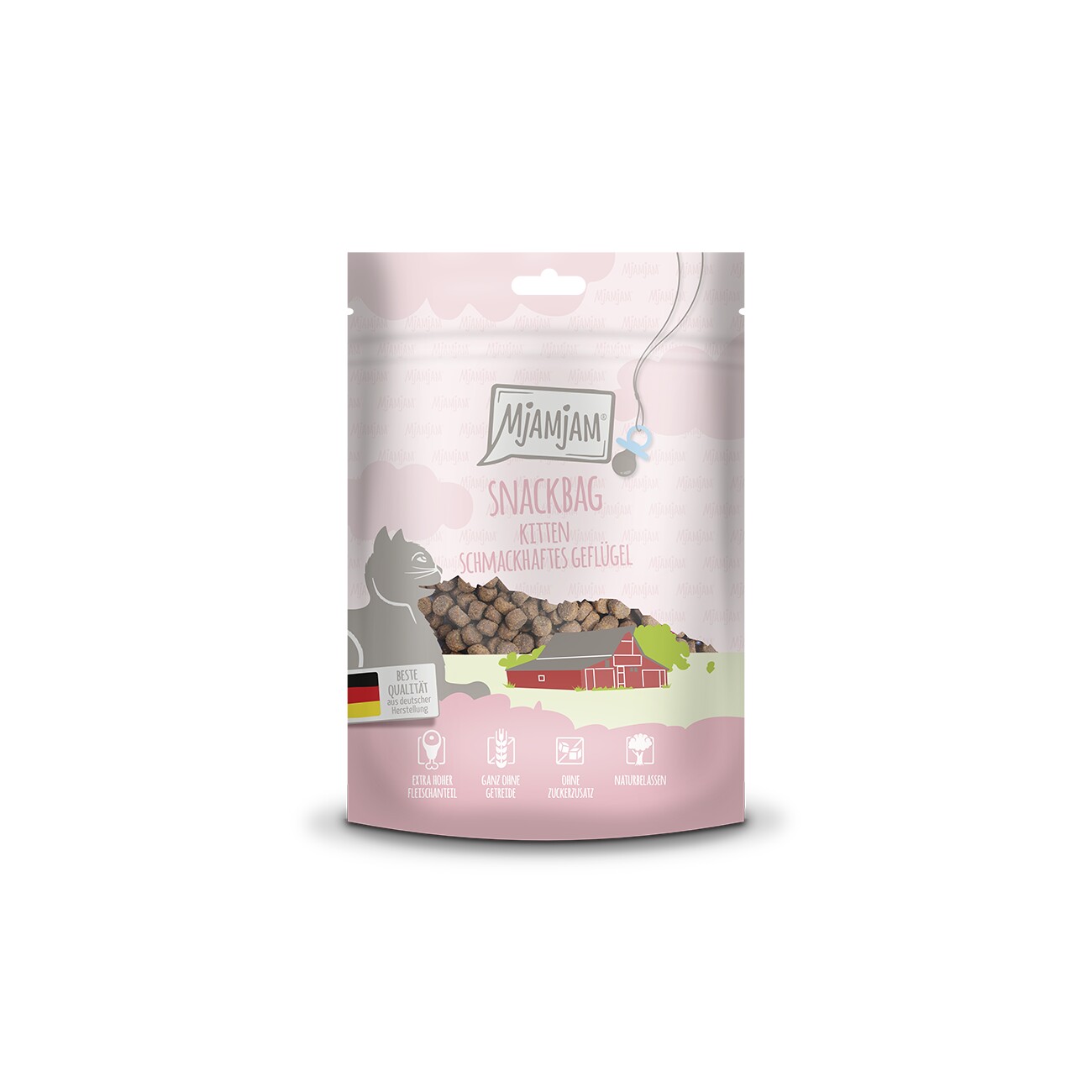 MjAMjAM Snackbag Kitten – Geflügel 8x125g
