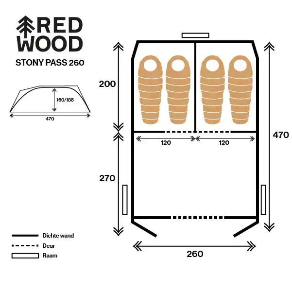 Stony Pass 260 TC Tent