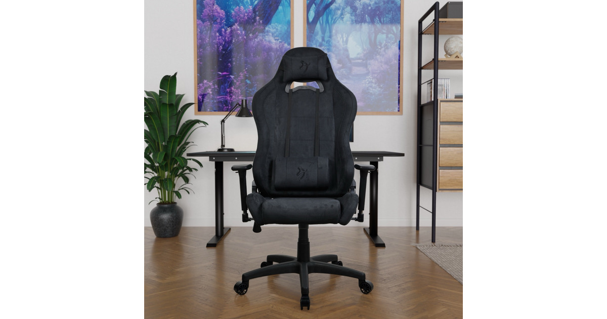 ArozziTorretta Supersoft - Pure Black gamestoel  (Zwart)