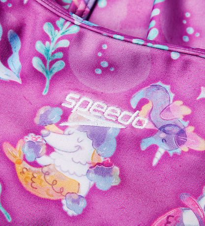 Speedo Bådedragt - Digital Frill - Pink/Purple