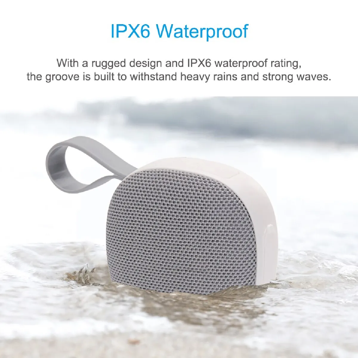 Universal Enceinte Bluetooth portable - Gris