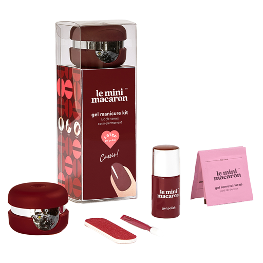 Le Mini Macaron Gel Manicure Kit, Cassis