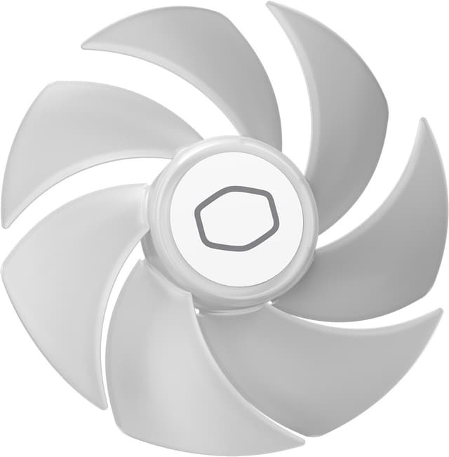 Coolermaster MasterFan MF140 Halo2 RGB PWM blæser (hvid)