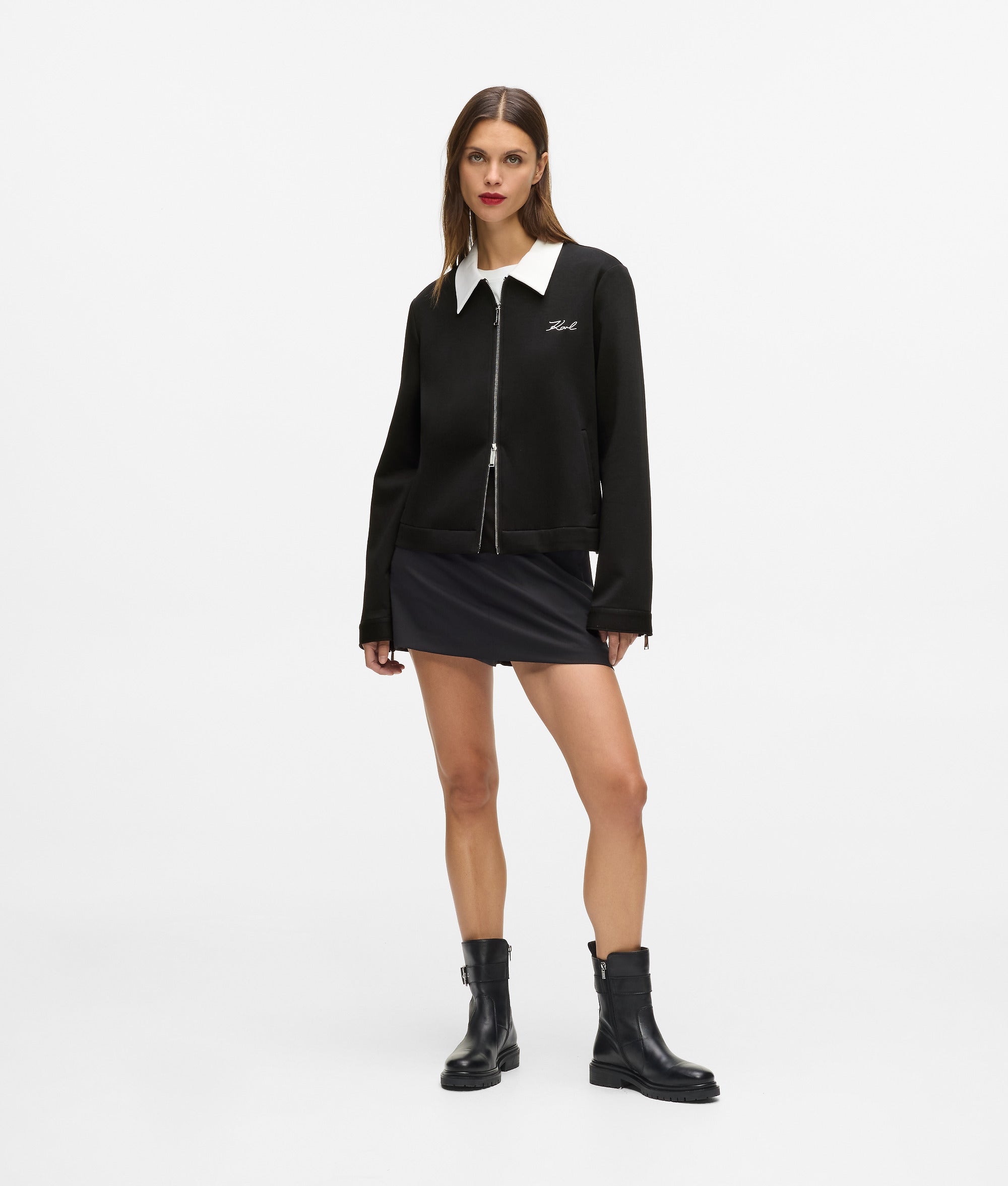 Karl DNA sweatshirt met rits