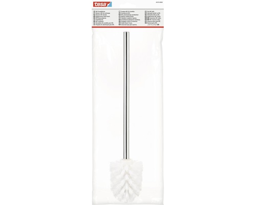Tesa toiletborstel Ø 7,5 cm chroom/glans wit 40329-00000-00