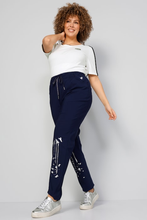 Joggpants, Druck vorne, Elastikbund