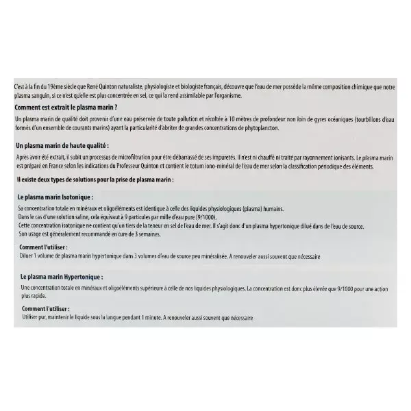 Nutriexpert Plasma Marinho Hipertônico 30 ampolas