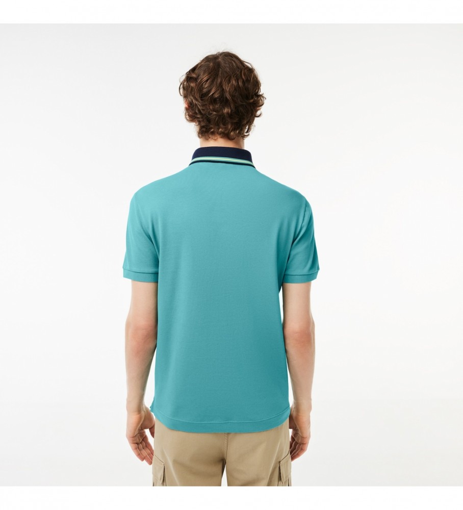Lacoste Polo Smart Paris corte regular turquesa