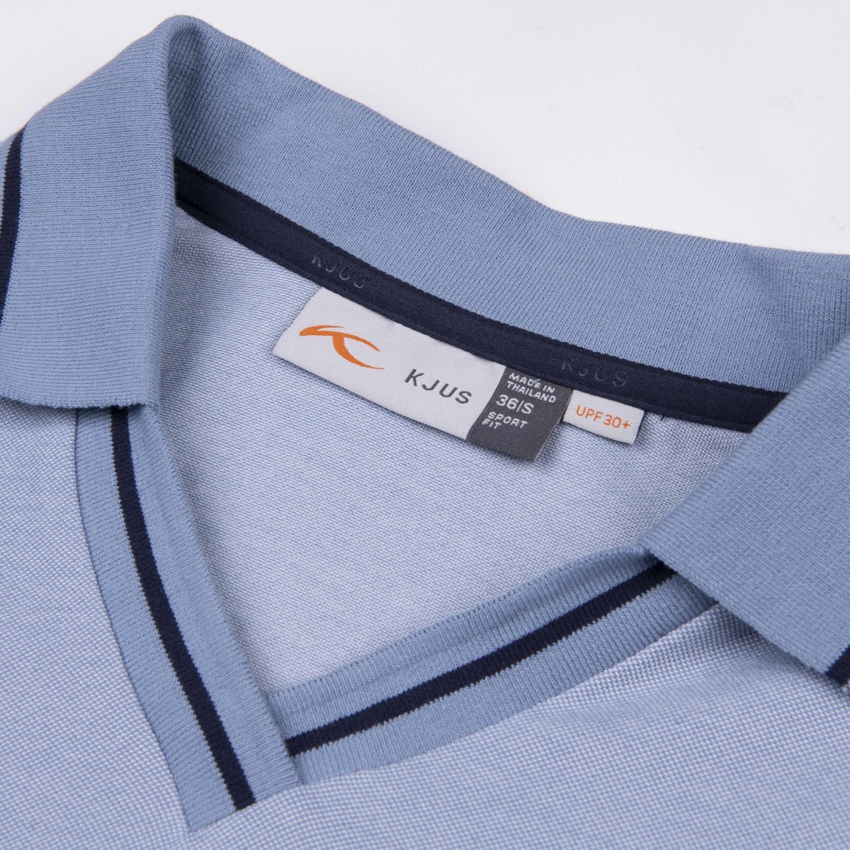 Bailey V-Neck Polo S/S Dame Santorini