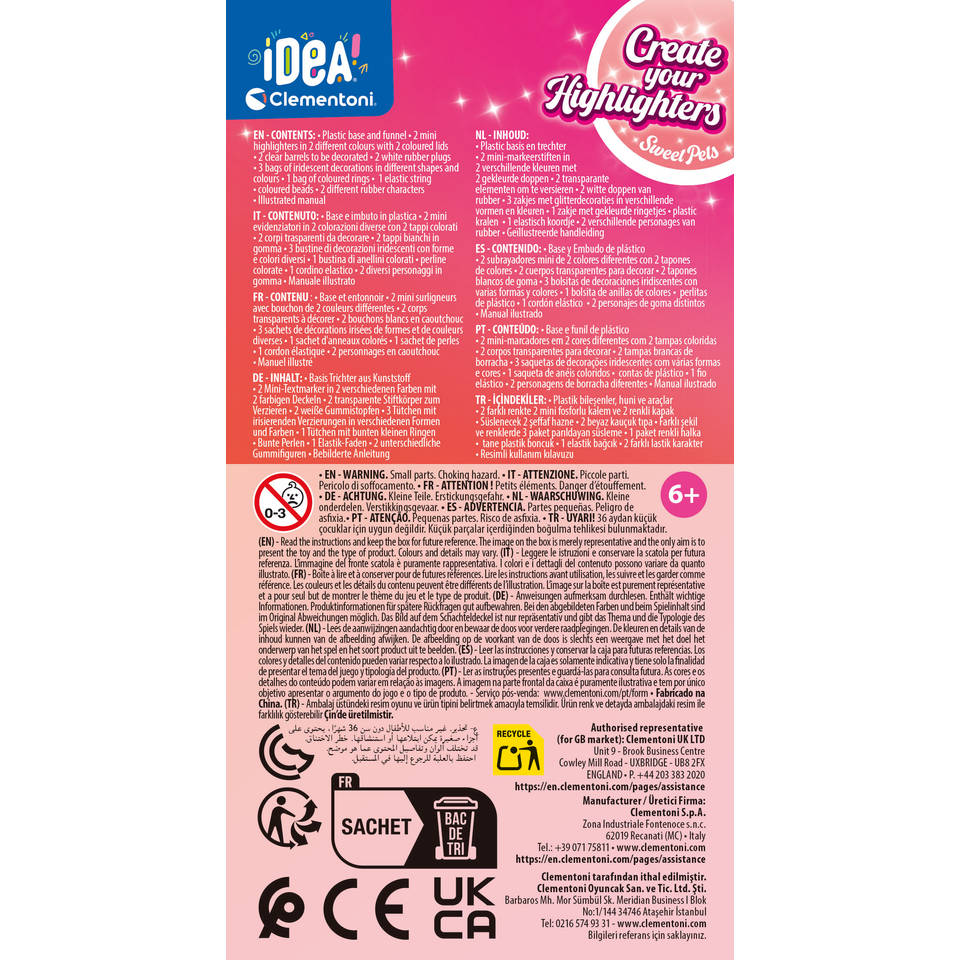 Clementoni Idea highlighter lab huisdieren