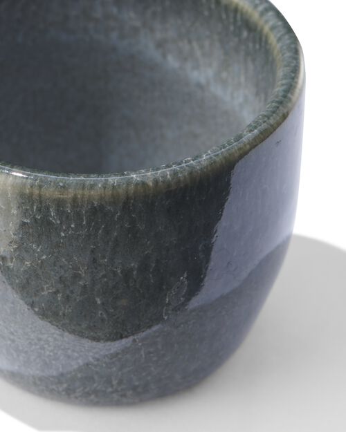 coquetier Ø5cm - Porto - émail réactif - noir