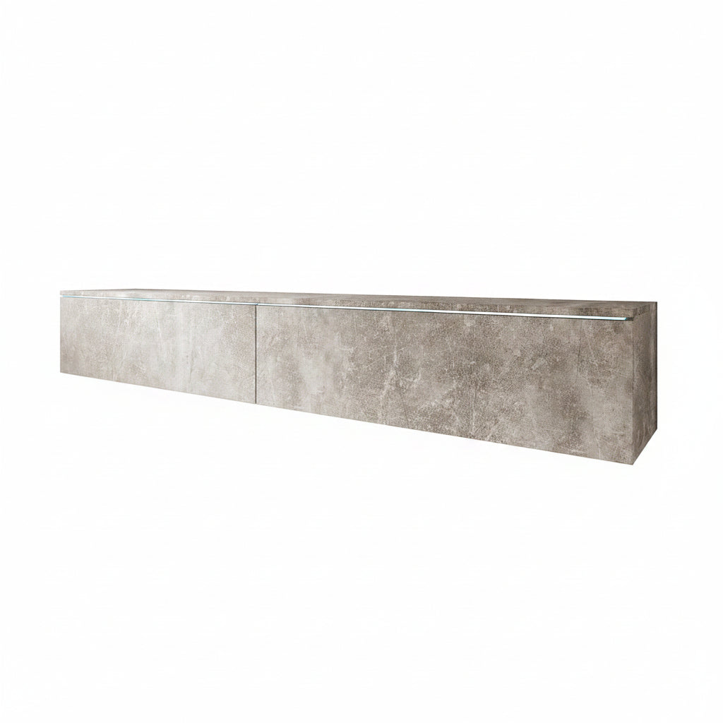 Dixon - TV-Meubel - Betonlook - 180 cm