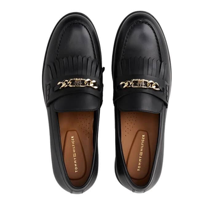Tommy Hilfiger Chain Fringe Loafers Dame