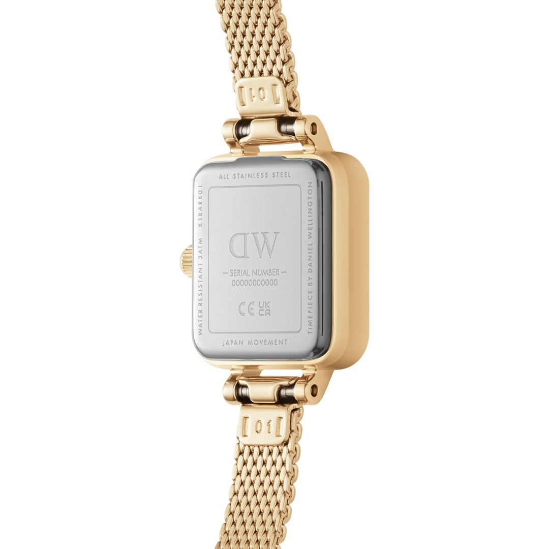 Daniel Wellington Quadro Mini Evergold Onyx