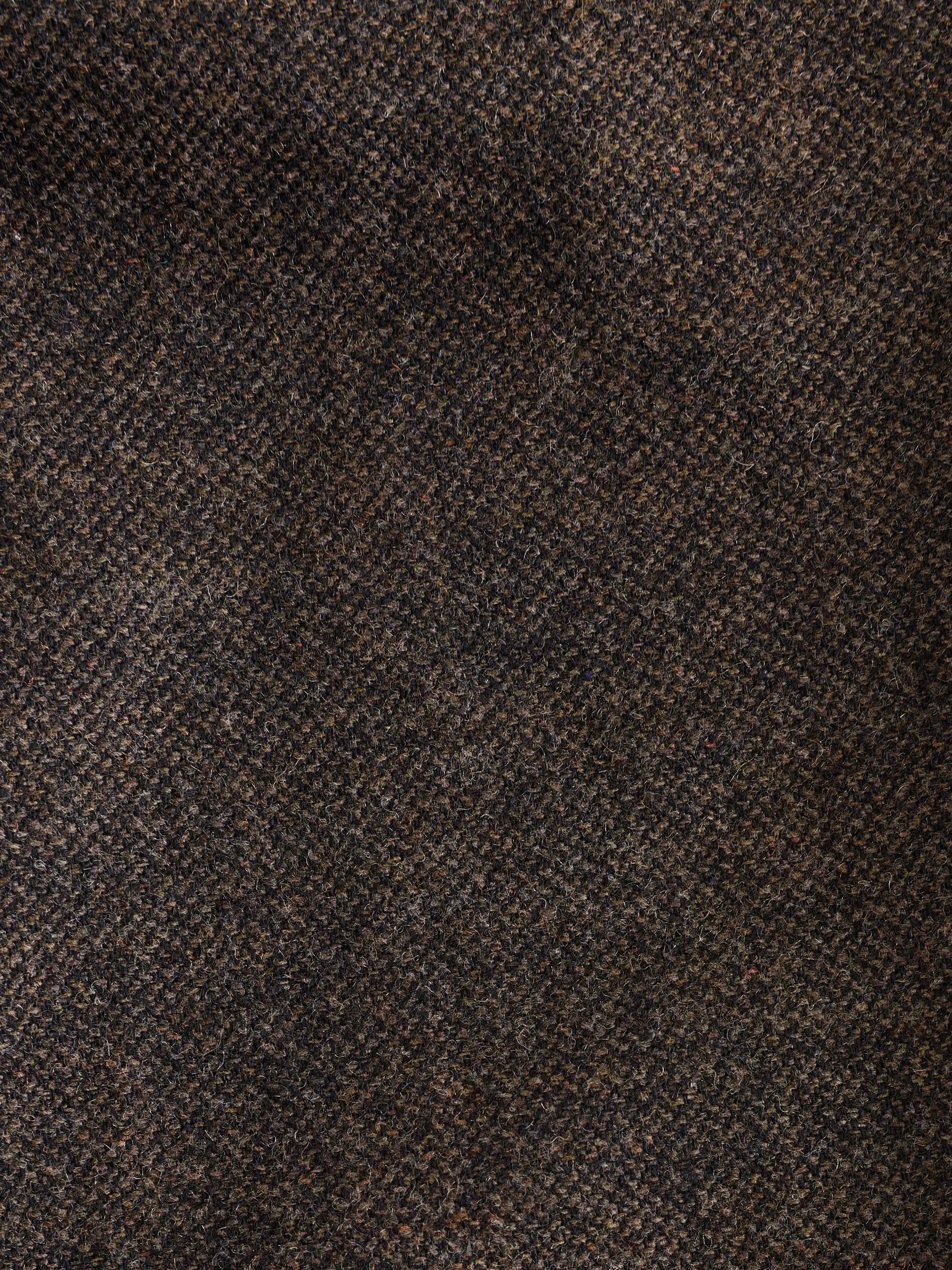 Bruin - Regular Tapered Fit Smart Textured Trousers With Wool