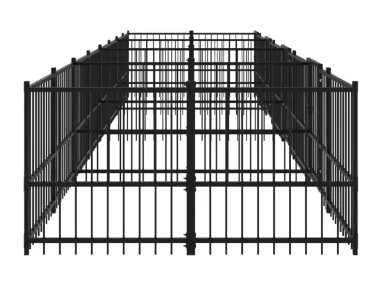 Chenil cage enclos pac noire 776 x 193.5 x 100 cm 02_0041796