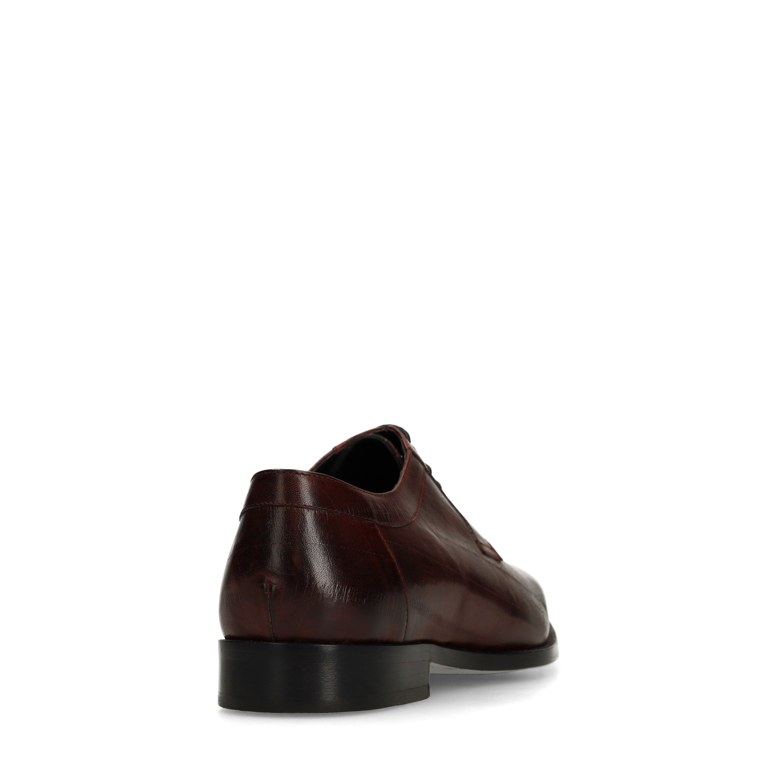 Burgundy leren veterschoenen