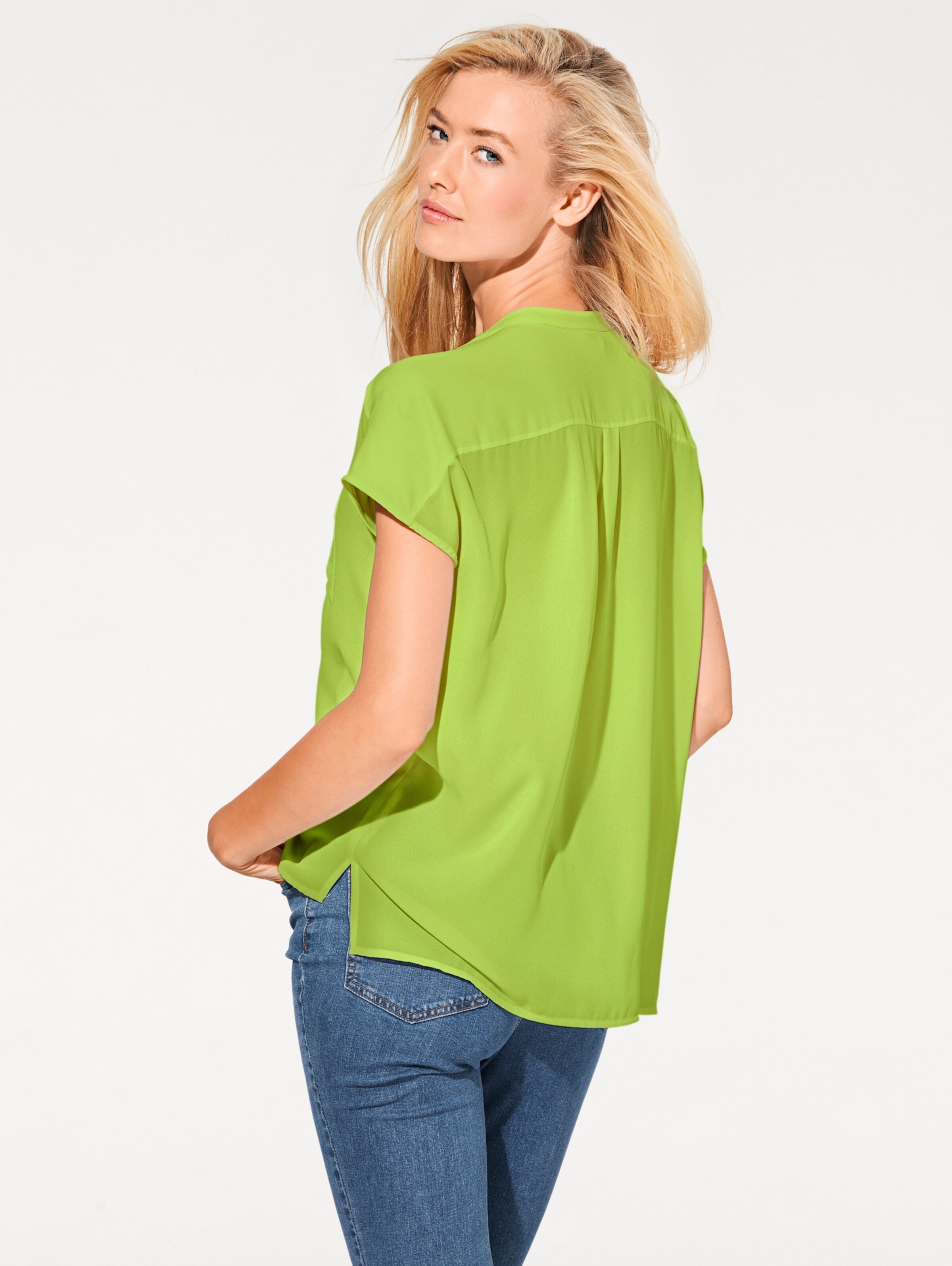 heine Oversized Bluse in limette