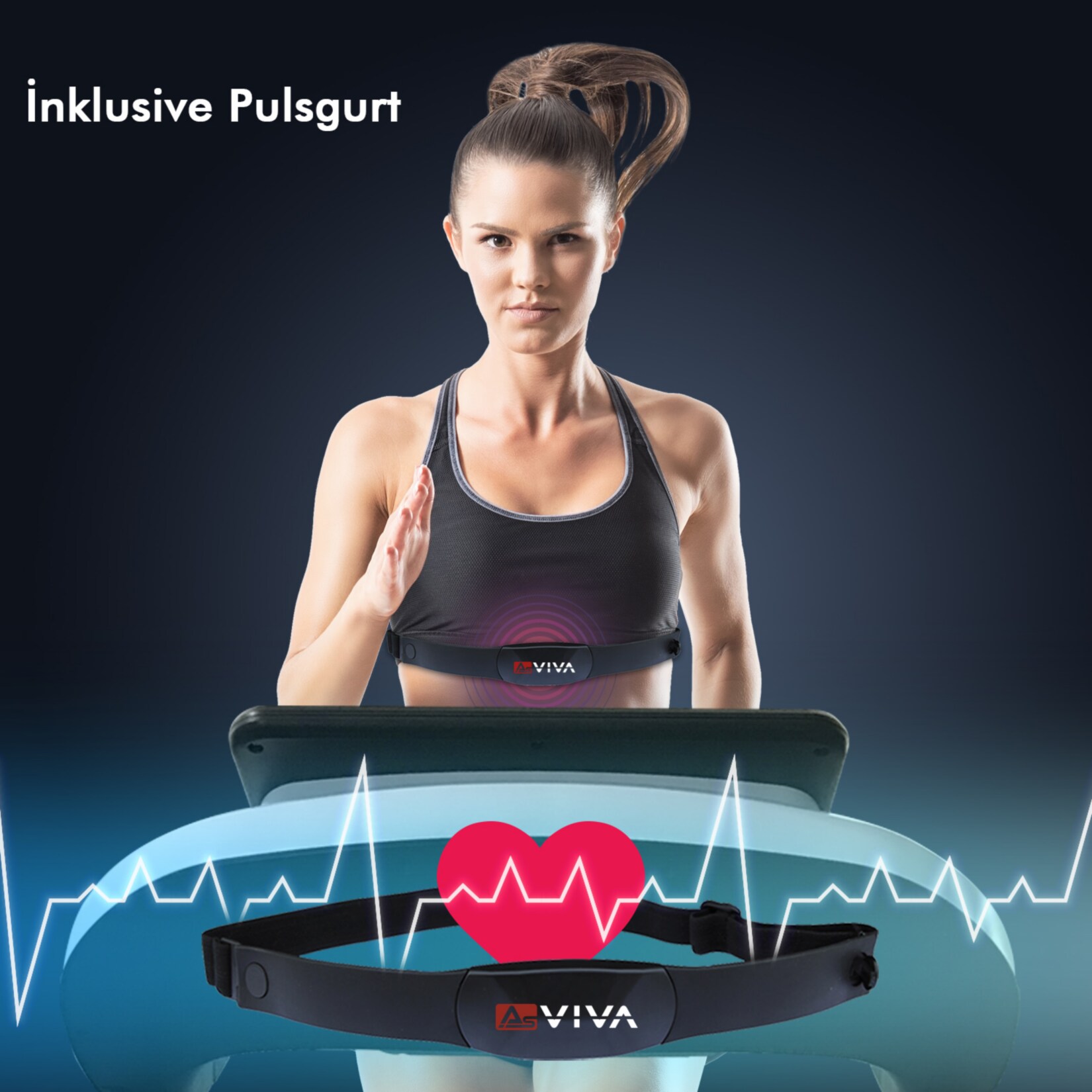 AsVIVA Indoor Cycle & Speedbike S14 Bluetooth