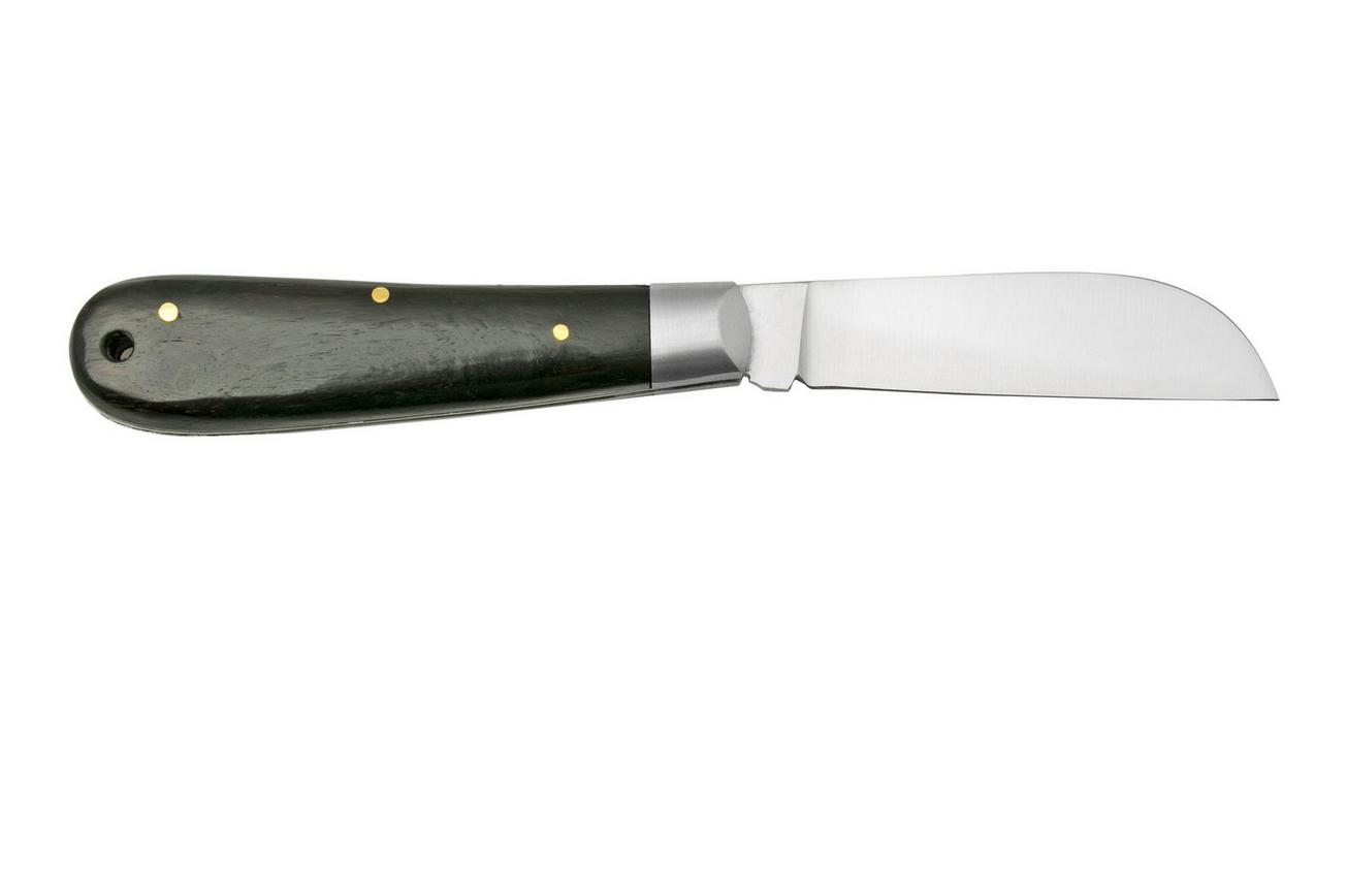 Otter Anchor Knife 174 R ML Small Stainless, Grenadilla Brass Anchor, zakmes