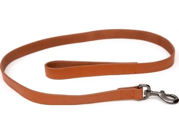 Paw Love Line læder hund 120x2,5cm Cognac
