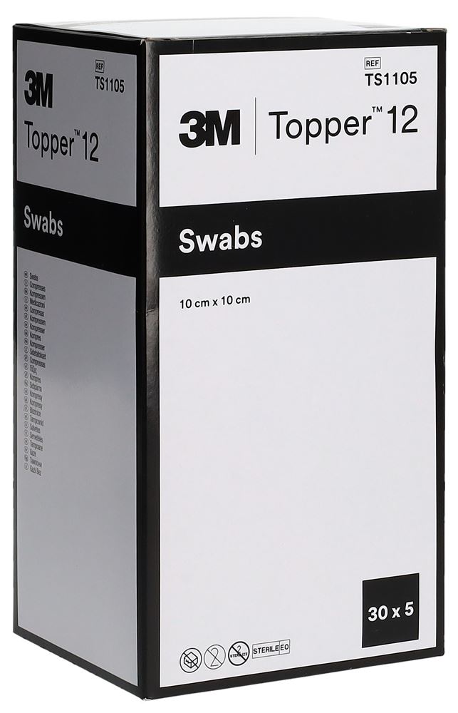TOPPER NW Kompressen 10x10cm steril 30 Stk