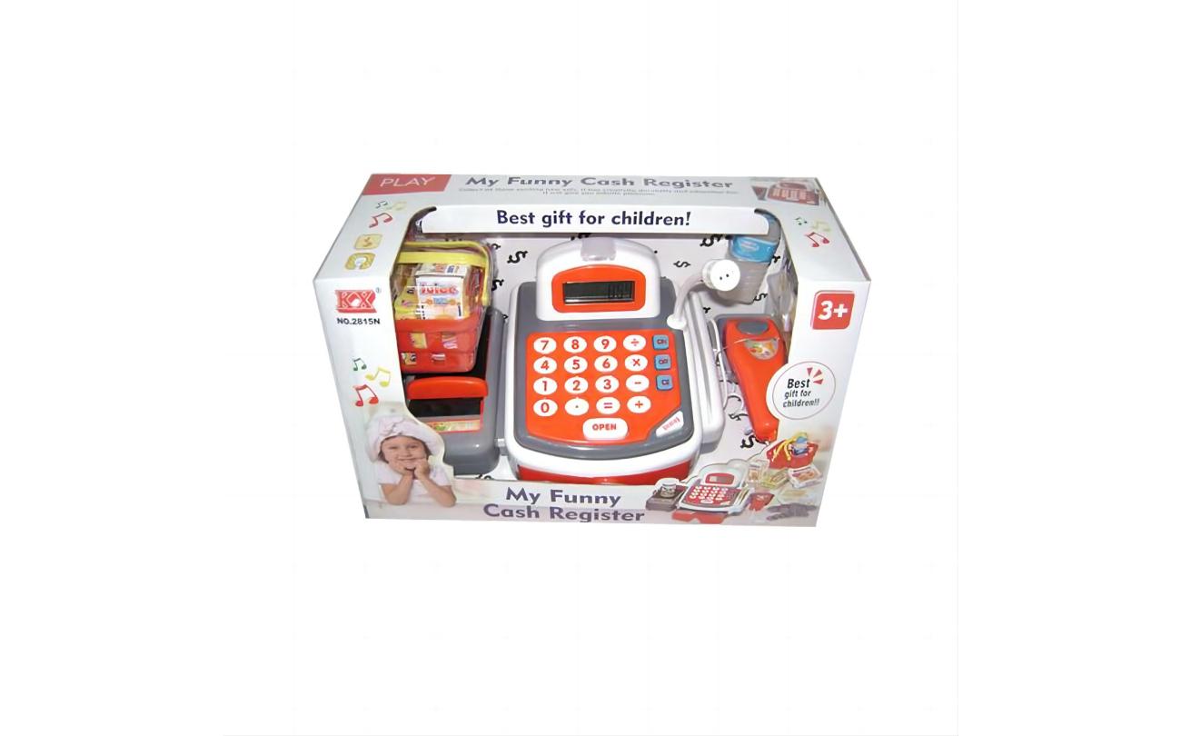 Electronische kassa met calculator en microfoon