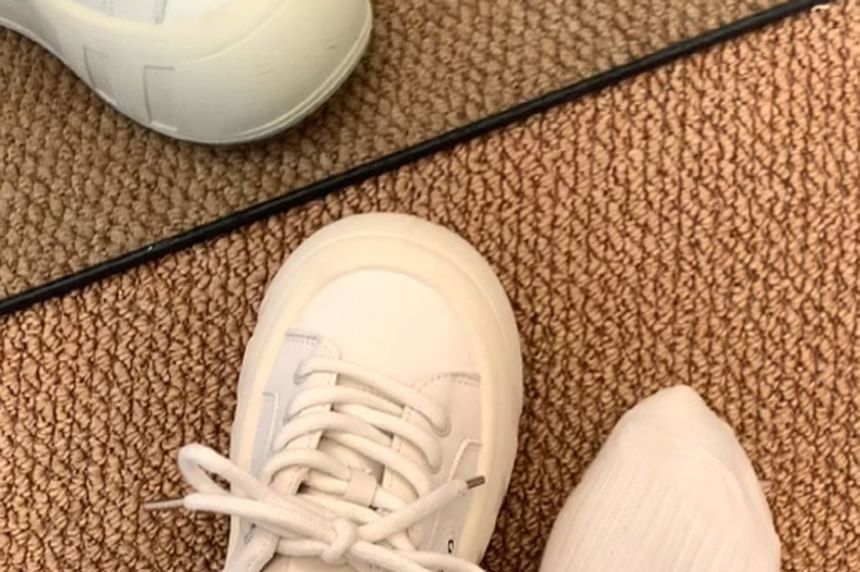 Silverslyre - Sneakers met imitatieleren letters