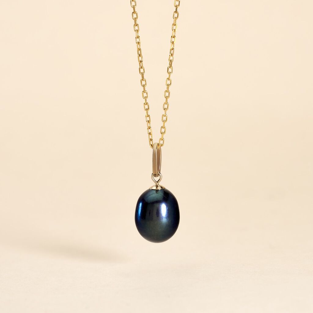 Pendentif Severiane Or Jaune Perle De Culture