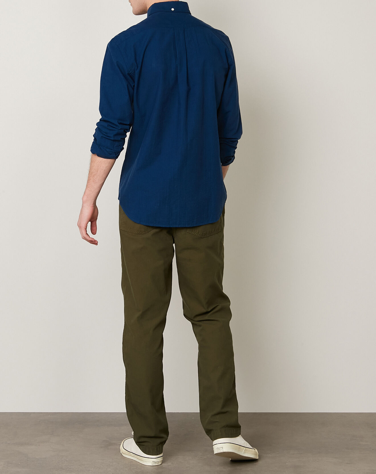 Hartford Chemise regular Pitt bleue