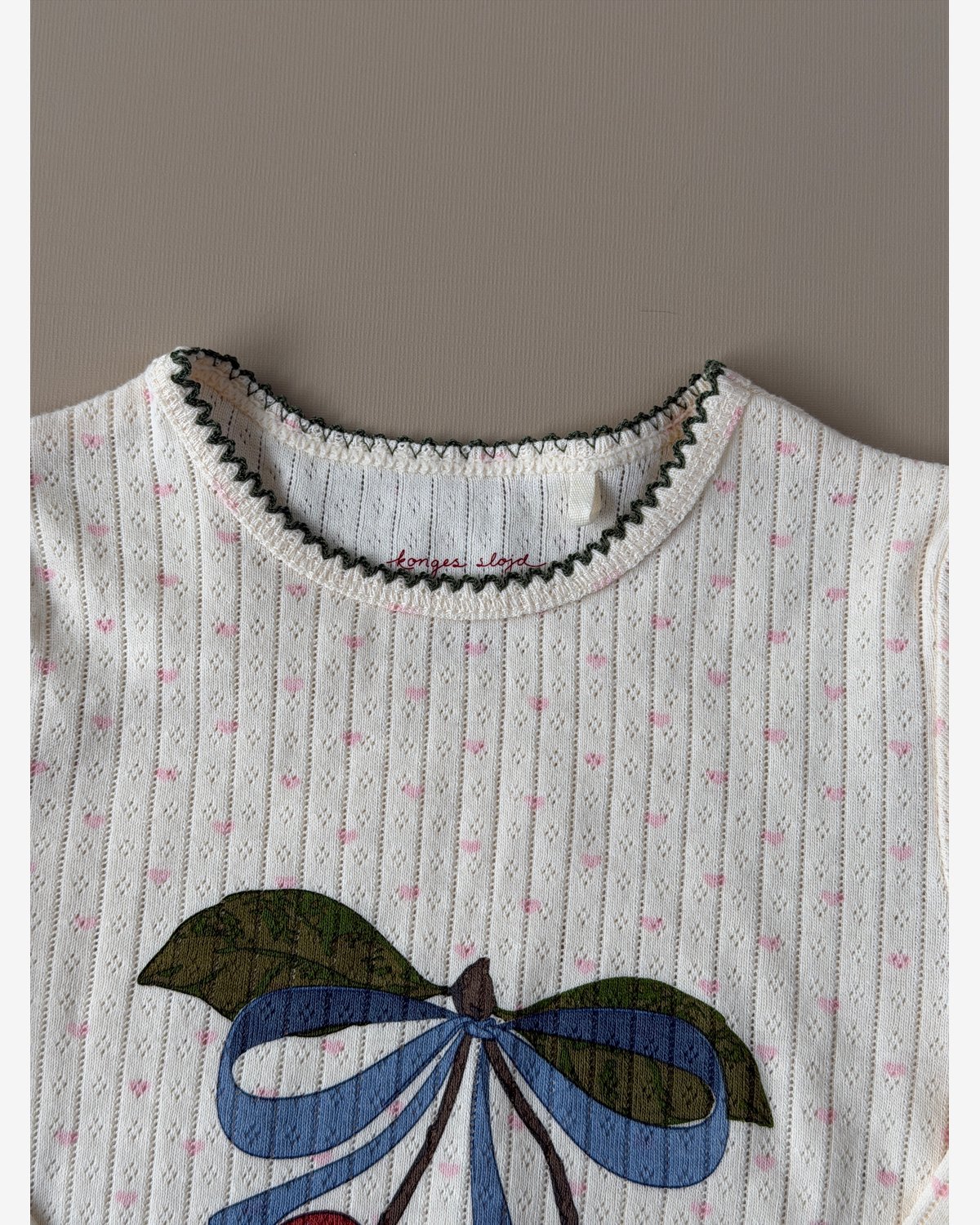 Trøye Langermet -100% Øko Bomull, Pointelle | Minnie Blouse GOTS