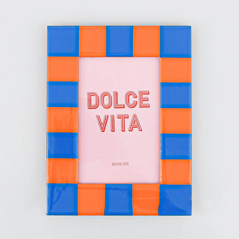 Cadre photo 'Pop' damier
