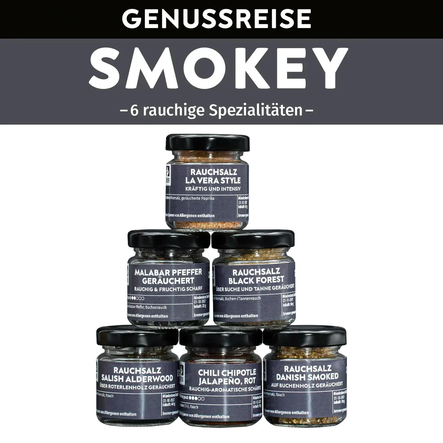 Genussreise Smokey, 6 Tlg.