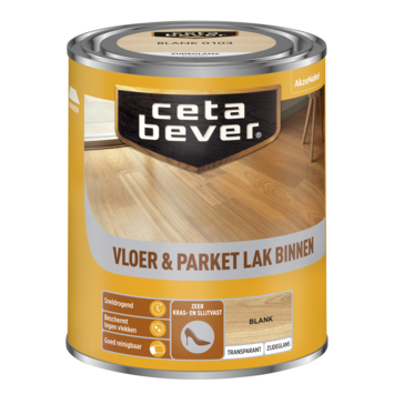 CetaBever Vloer- & Parketlak zijdeglans transparant blank 750 ml