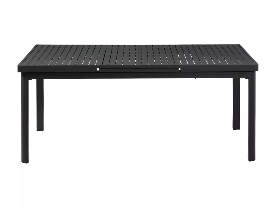 Table de jardin extensible en aluminium L.180/240cm - Anthracite - NAURU de MYLIA
