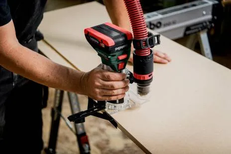 Metabo FMV 18 LTX BL 8, Fast base, Børstefri, Sort, Grøn, Rustfrit stål, Transparent, Plast, 29000 rpm, 6, 8 (5/16