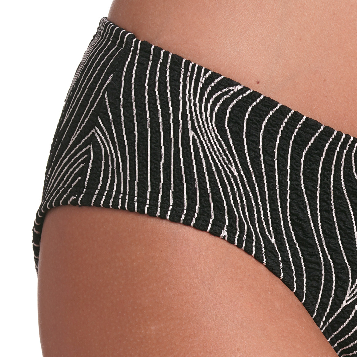 Gina Benotti Damen Bikinipanty mit Wellenmuster schwarz