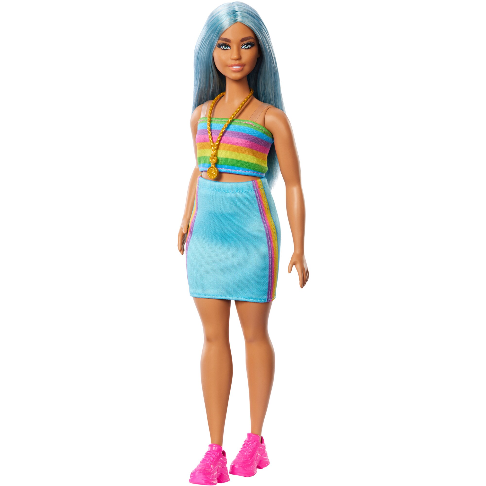 Mattel Puppe Barbie Fashionistas Puppe - Rainbow Athleisure