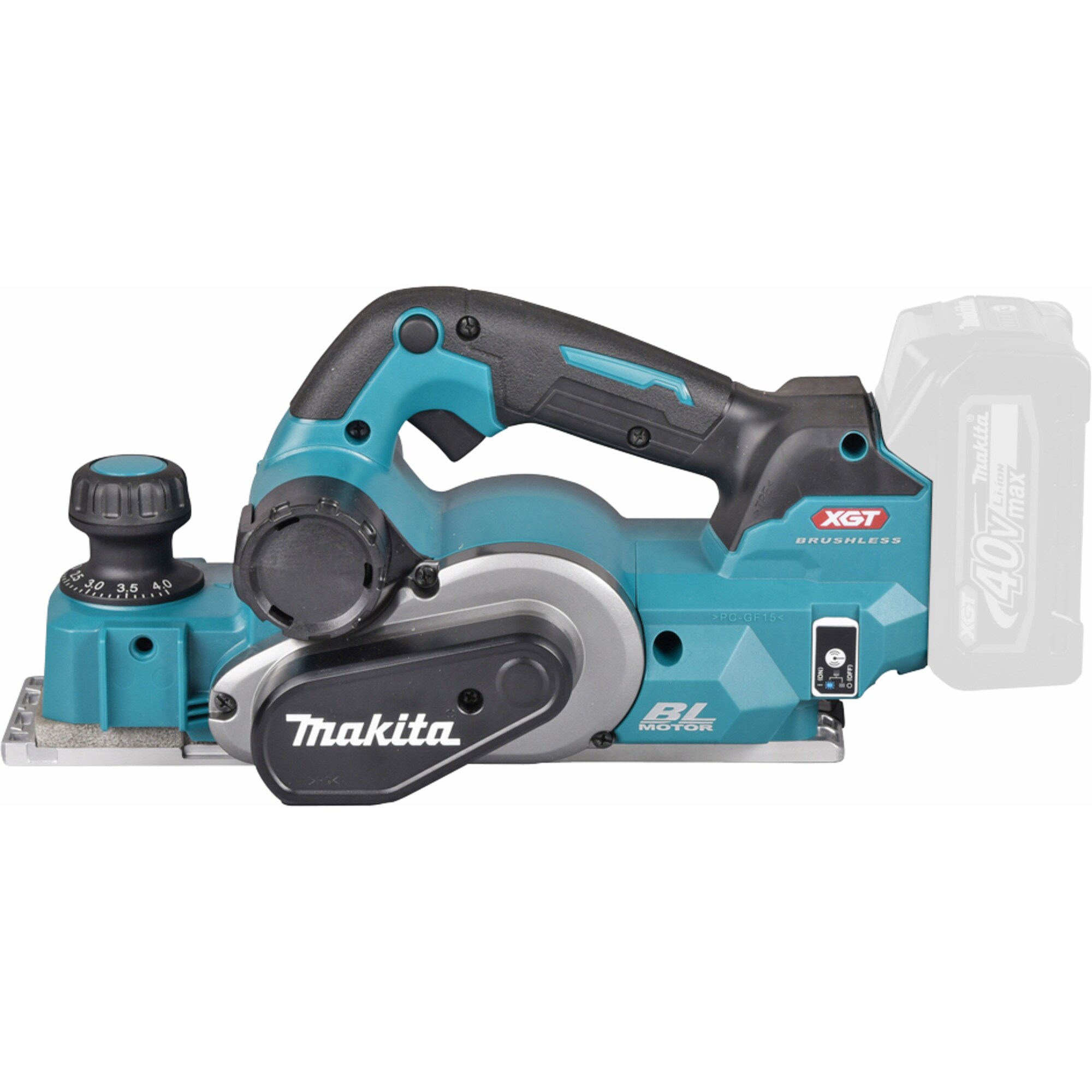 Makita Elektrohobel Akku-Hobel KP001GZ, 40Volt