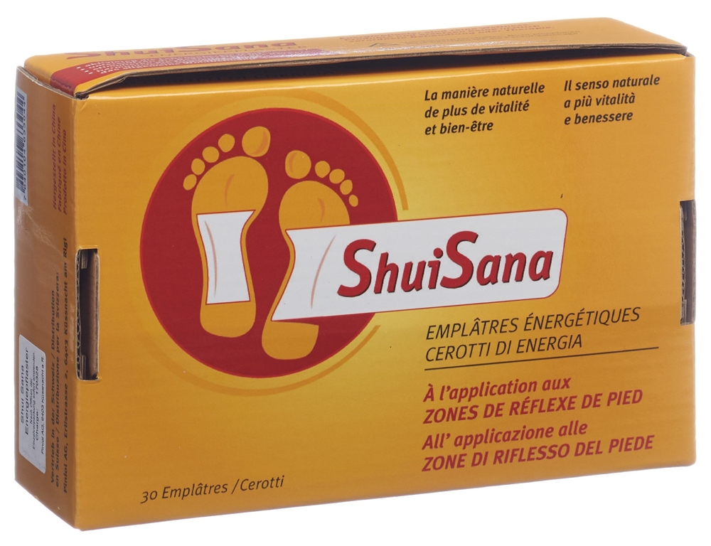 PINIOL Shui Sana Asia Vital Pfl Energiepflaster 30 Stk