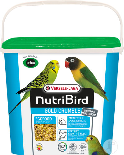 NutriBird Gold Crumble Perruches Et Petits Perroquets 4kg