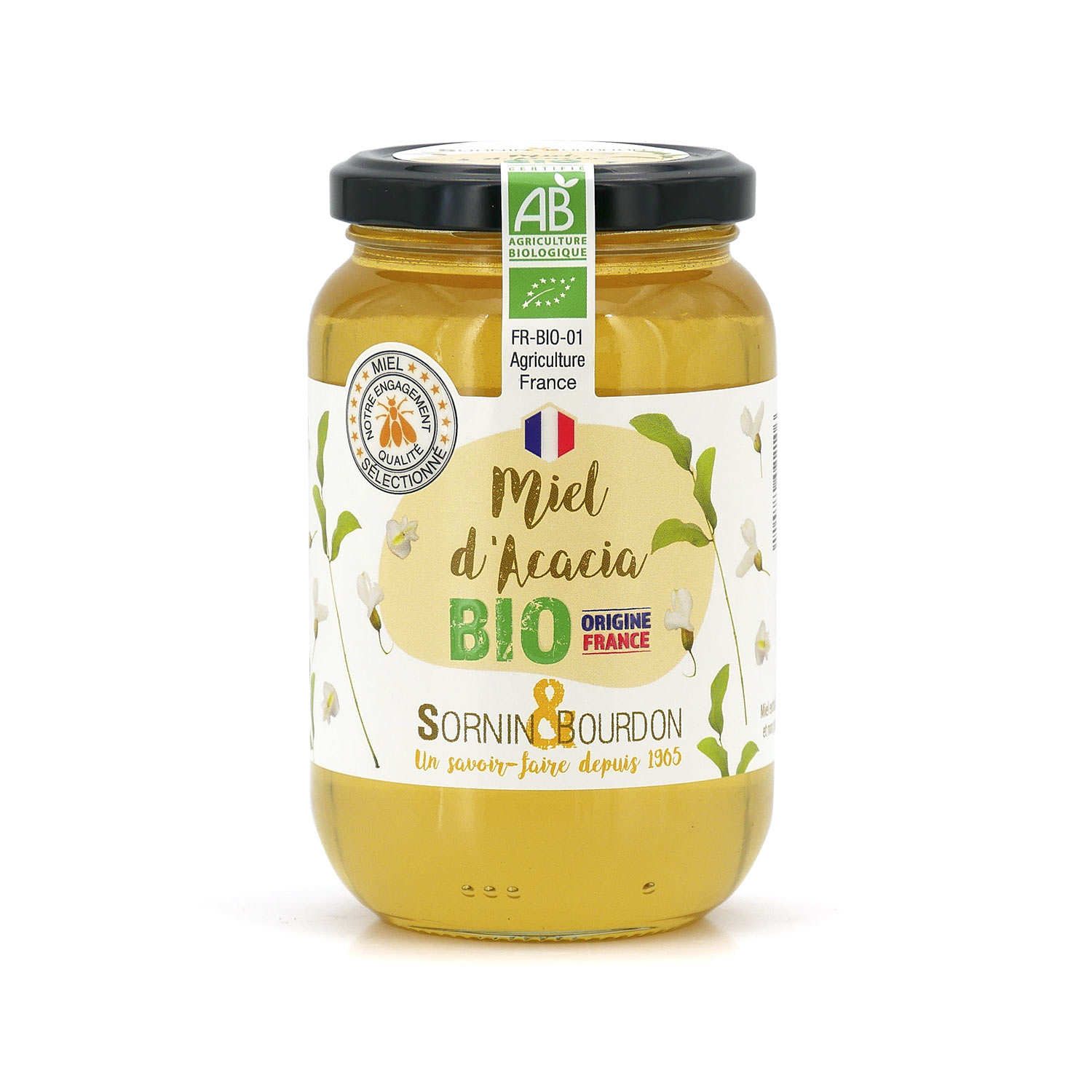 Miel d'acacia bio de France