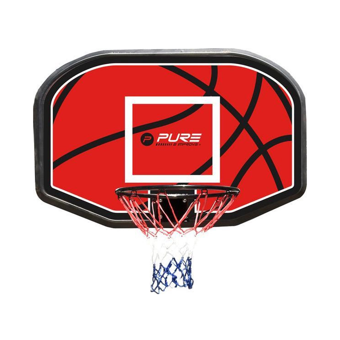 PURE2improve tragbarer Basketballständer 1.90 - 3.40 m