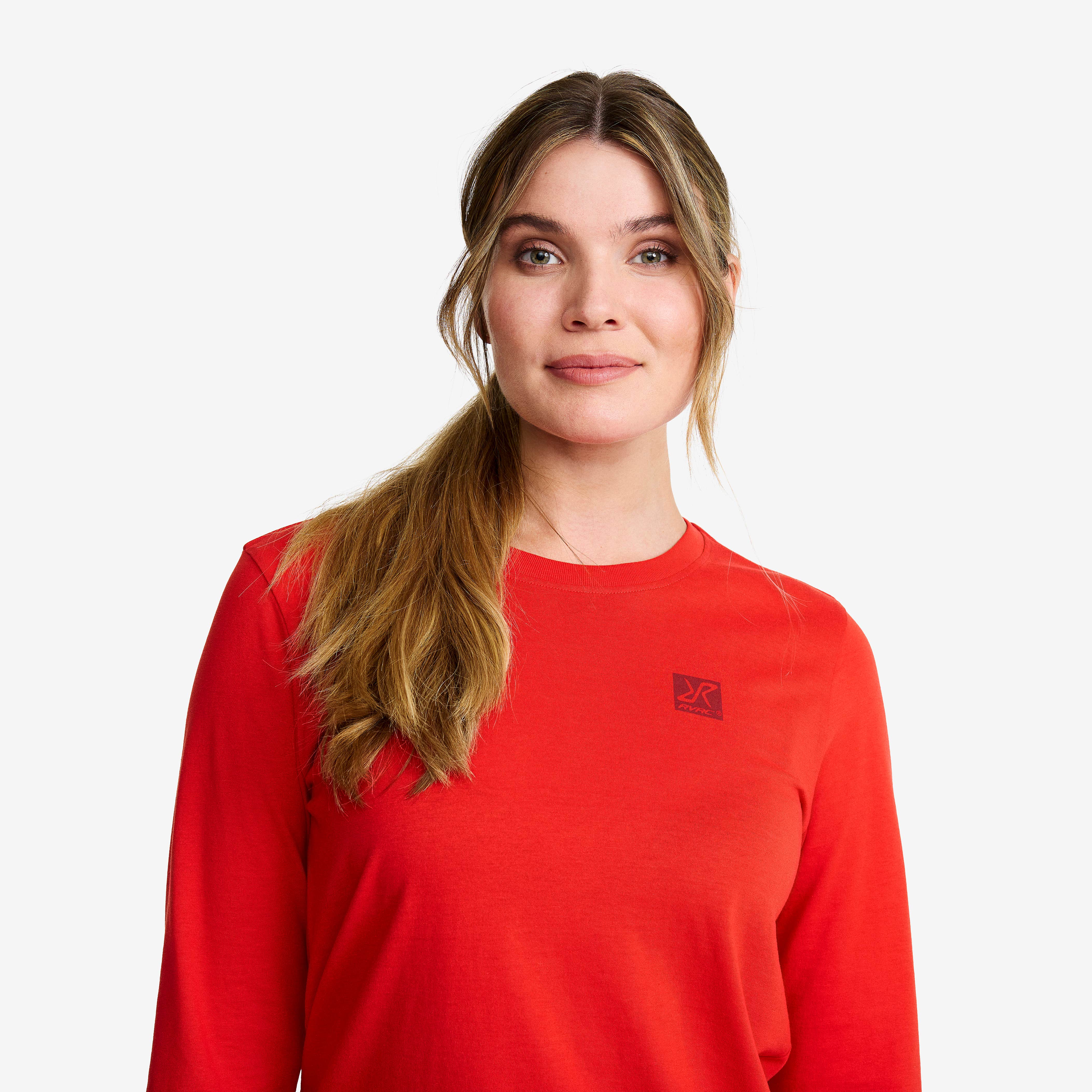 Easy Long-sleeved T-shirt Dame Aurora Red