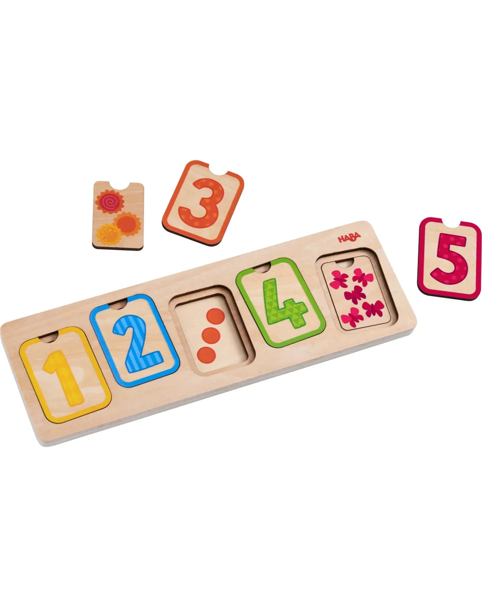 Holzpuzzle ERSTE ZAHLEN 5-teilig