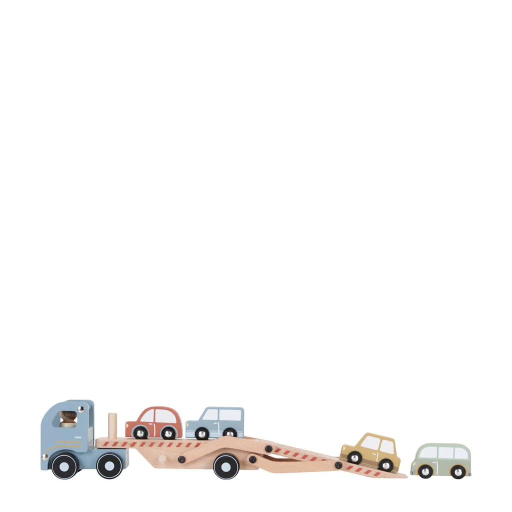 Houten Truck met oplegger