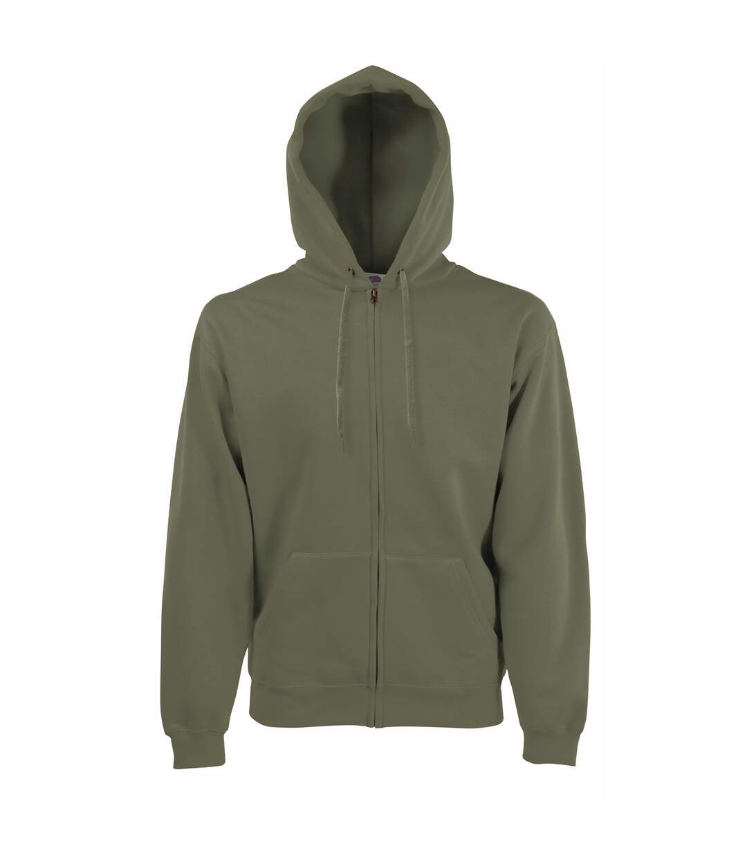 Fruit Of The Loom - Sweatshirt à capuche et fermeture zippée - Homme (Olive) - UTRW3161