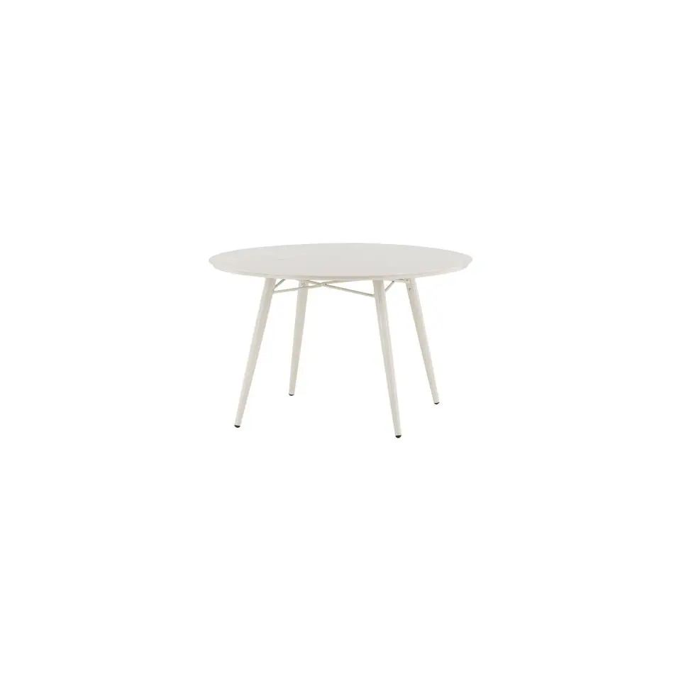 Tuintafel Beige Aluminium - 120x120x75cm - Lina